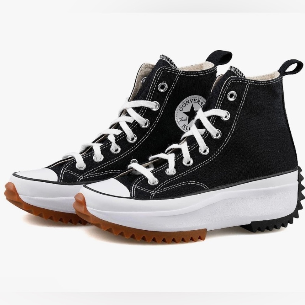 Converse Chuck Taylor All Star Unisex Men’s 7 Women’s 8.5 RUN STAR HIKE HI Black